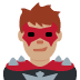 Man supervillain - medium skin tone