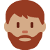 Bearded man medium skin tone