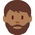 Bearded man medium-dark skin tone